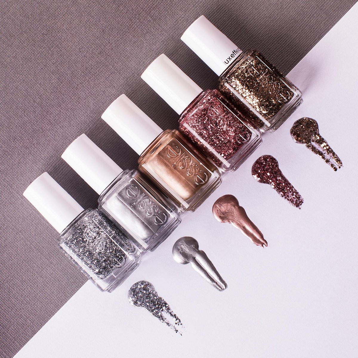 essie's tweet photo. TGIF obsessies! a girl's night out calls for some shimmer, don't you think? β¨ shades: #setinstones, #noplacelikechrome, #pennytalk, #acutabove and #summitofstyle https://t.co/NHjo40jzIe