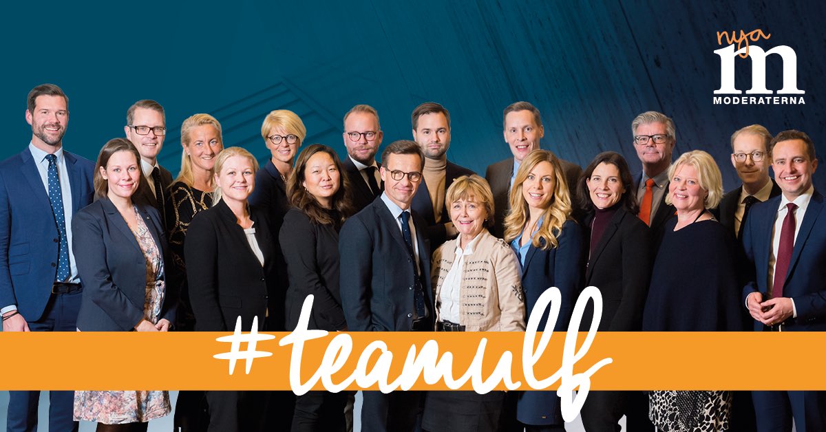I dag är det 6 månader till valet! Det moderata laget jobbar för en ny regering i höst. Vi ser en hoppfull framtid för Sverige! Ⓜ️ #val2018