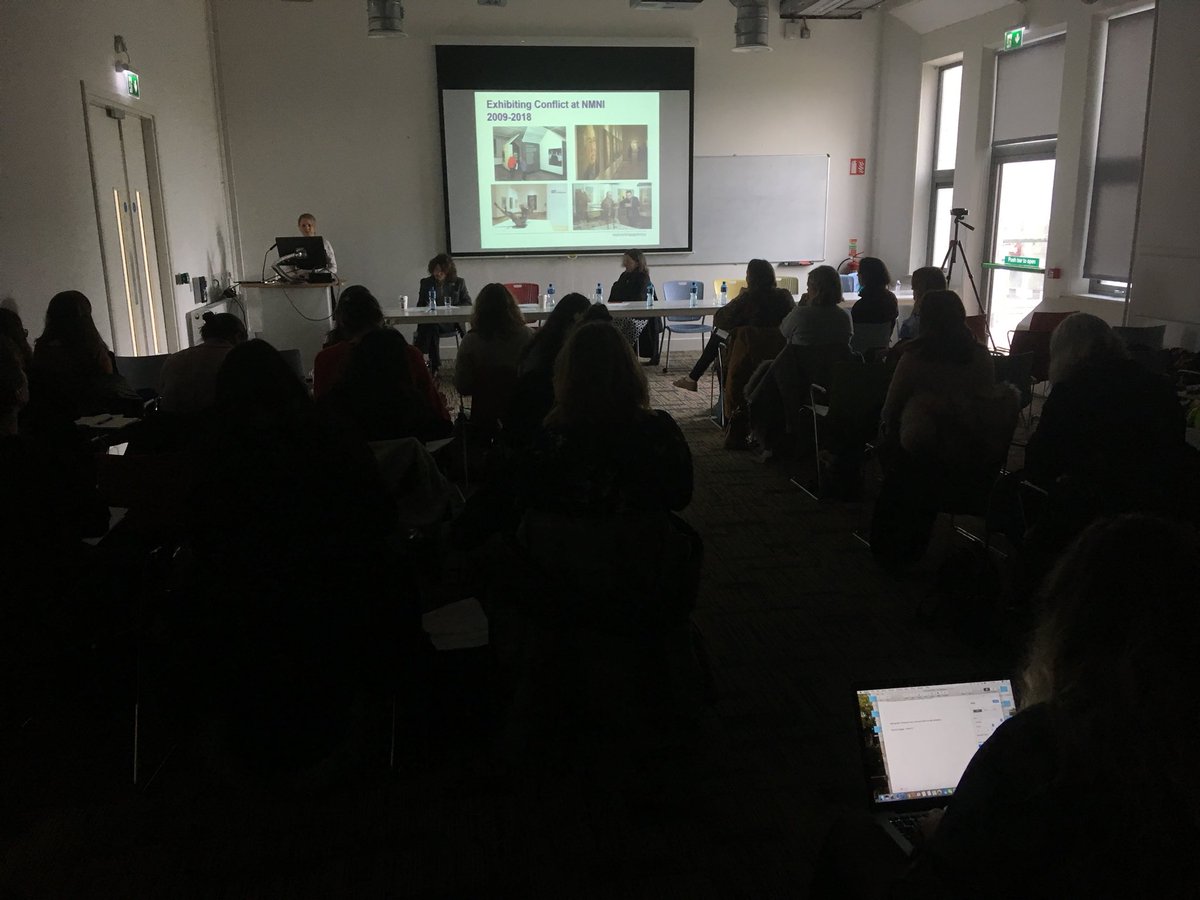 gradcam1's tweet photo. Head of curatorial of the National Museums, Northern Ireland #curatingconflict workshop https://t.co/BuFyiT9Pkw
