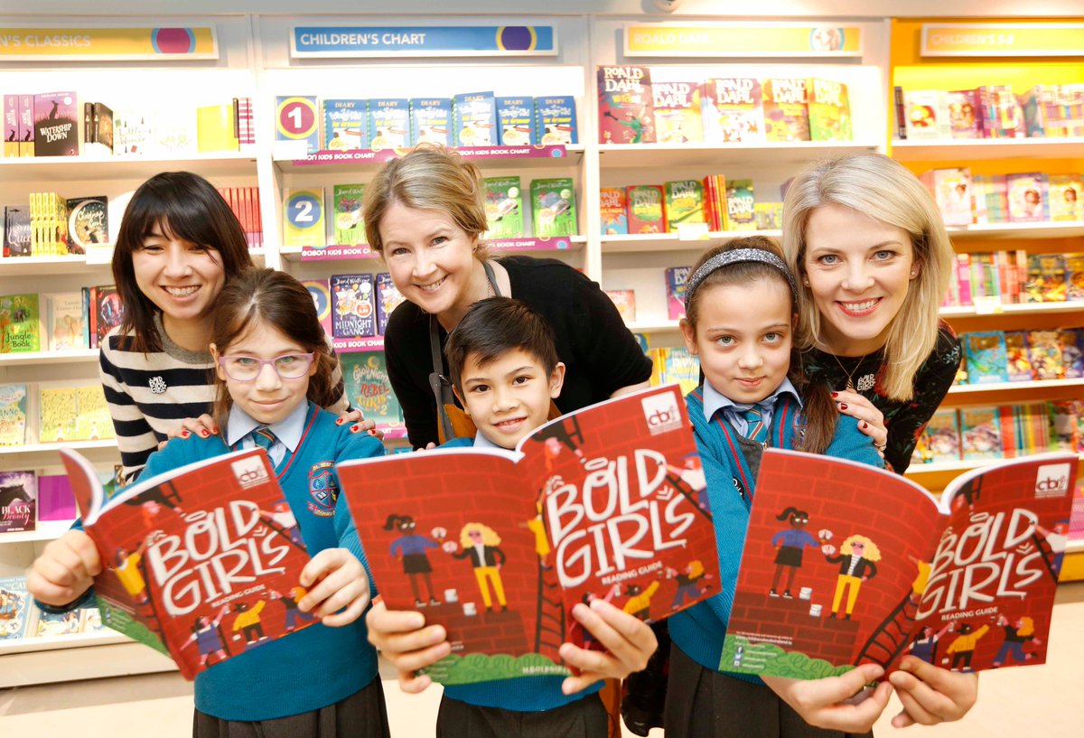 KidsBooksIrel's tweet photo. We had super fun in @easons yesterday launching #BOLDGIRLS with pupils from @stmarysdorsetst alongside @SarahCrossan @YasmeenMay @sharkeytweets  &amp; Martina Conlon McKenna. Check out all the pics here: https://t.co/OvsylzFuu1 https://t.co/SKPf1TaAFD