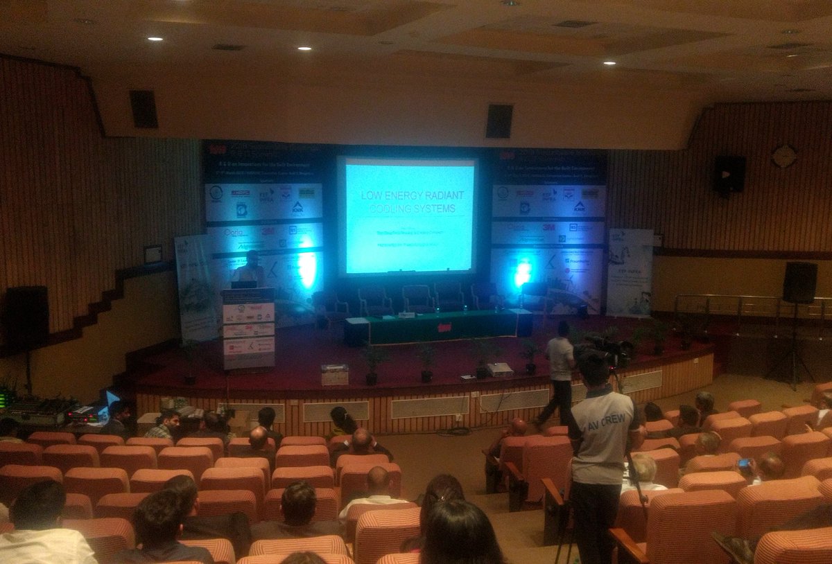 Presenting Low Energy Radiant Cooling System - <a href="/OorjaEnergyEngg/">Oorja Energy Eng'g</a> <a href="/rapole/">Madhusudhan Rapole</a> <a href="/teriin/">TERI</a> #radiantcooling #CleanTech #greenbuilding #energyefficiency