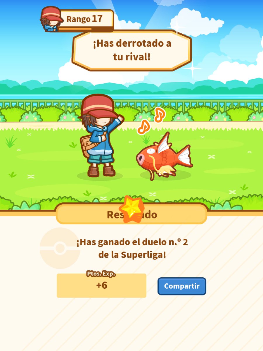 DramaticLesbian's tweet photo. ¡Lo logré!
¡Equis De ha saltado 45,63 m para alzarse con la victoria! #Magikarp https://t.co/fxH2z2saA6 https://t.co/TYI45bX4gF