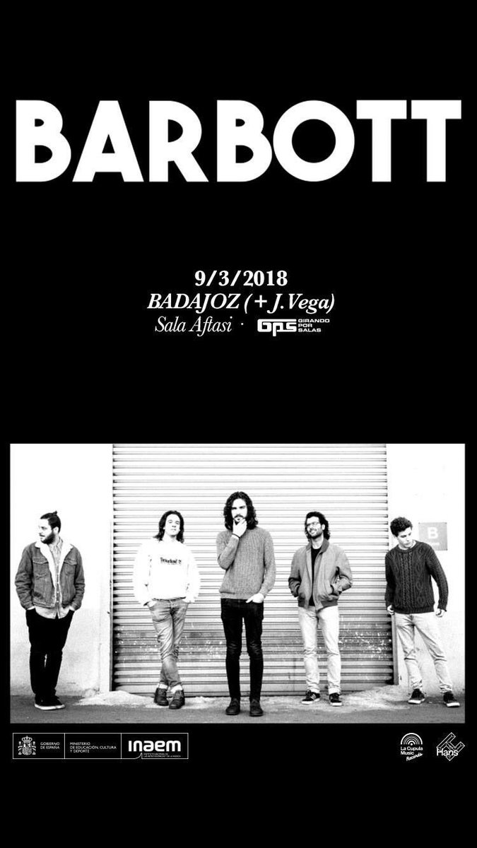 lacupulamusic's tweet photo. BADAJOZ 👉 Hoy tenéis una visita muy especial. Los chicos de @Barbottband van a estar tocando en la @salaaftasi. Si sois amantes del buen indie, ¡no deberíais faltar!
#MusicPeople #Badajoz #Barbott @wegowES https://t.co/MMj1uImJhq