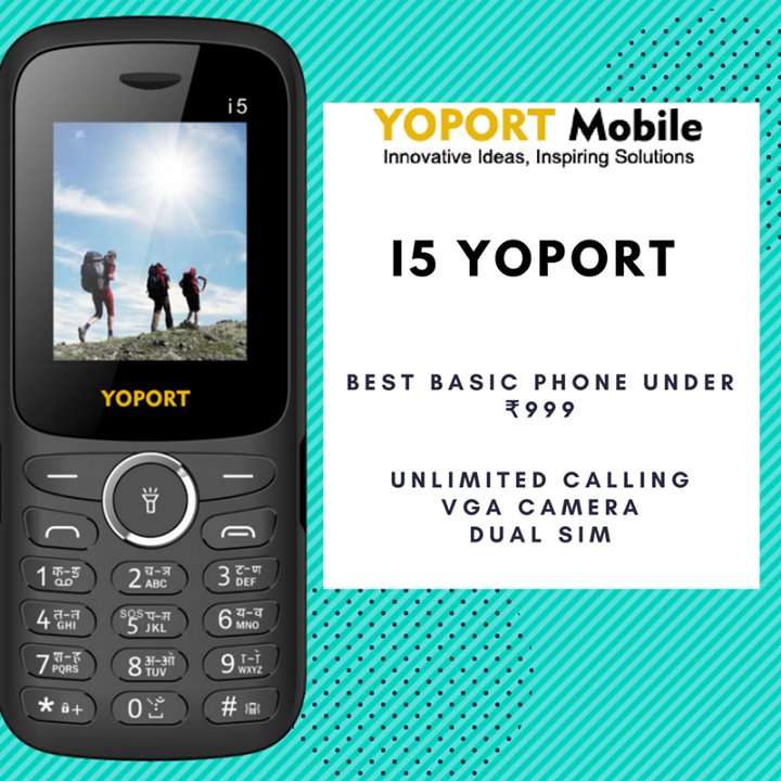 A Colorful Simple UI for india's Simple people
#YoportMobile
Unlimited Calling
1Gb Data Daily
in just ₹999
ow.ly/4zzb30ixTqO