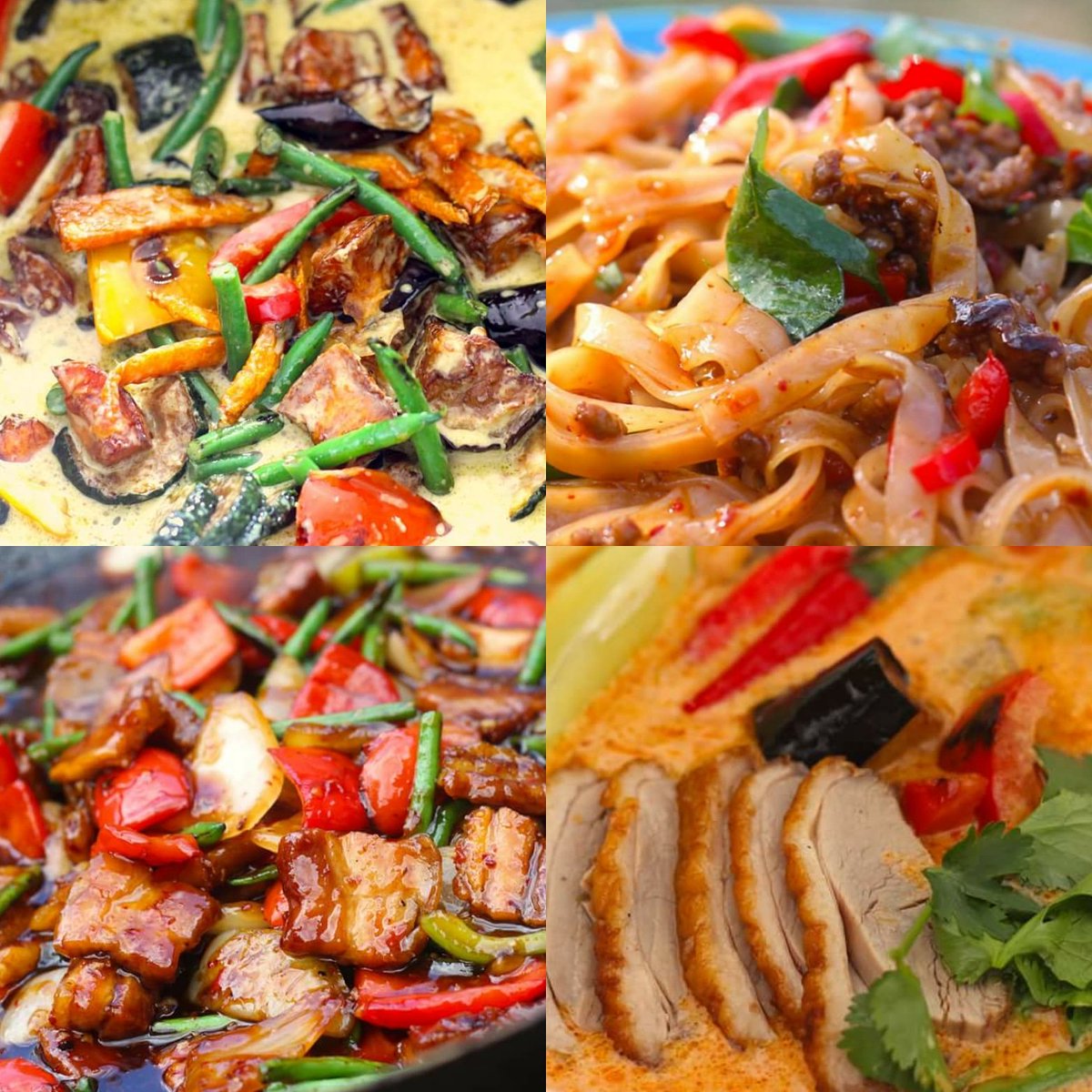 Friday SELECTION = Flavour INJECTION 💉
.
Some reeeal good stuff going on today... 😍
.
Duck Panang Curry
Chilli Garlic Pork Belly
Beef Drunken Noodles
Vegetable Yellow Curry
.
12.15 onwards➡️💚➡️