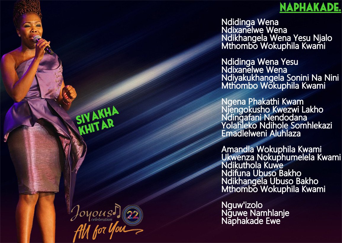 Team Joyous Celebration on Twitter: "Naphakade Lyrics MTN