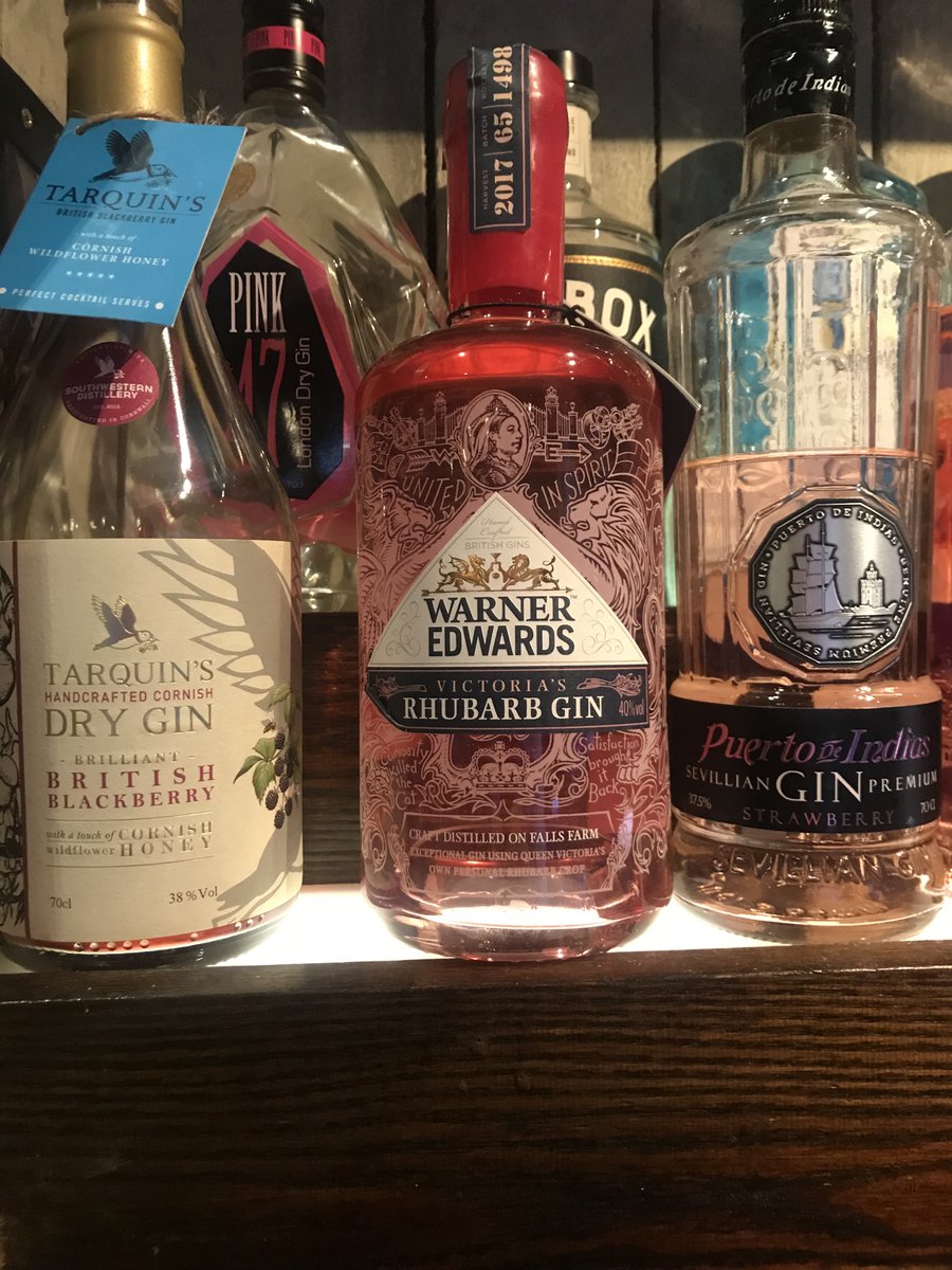 Warner Edwards Rhubarb Gin now added to our growing collection. x