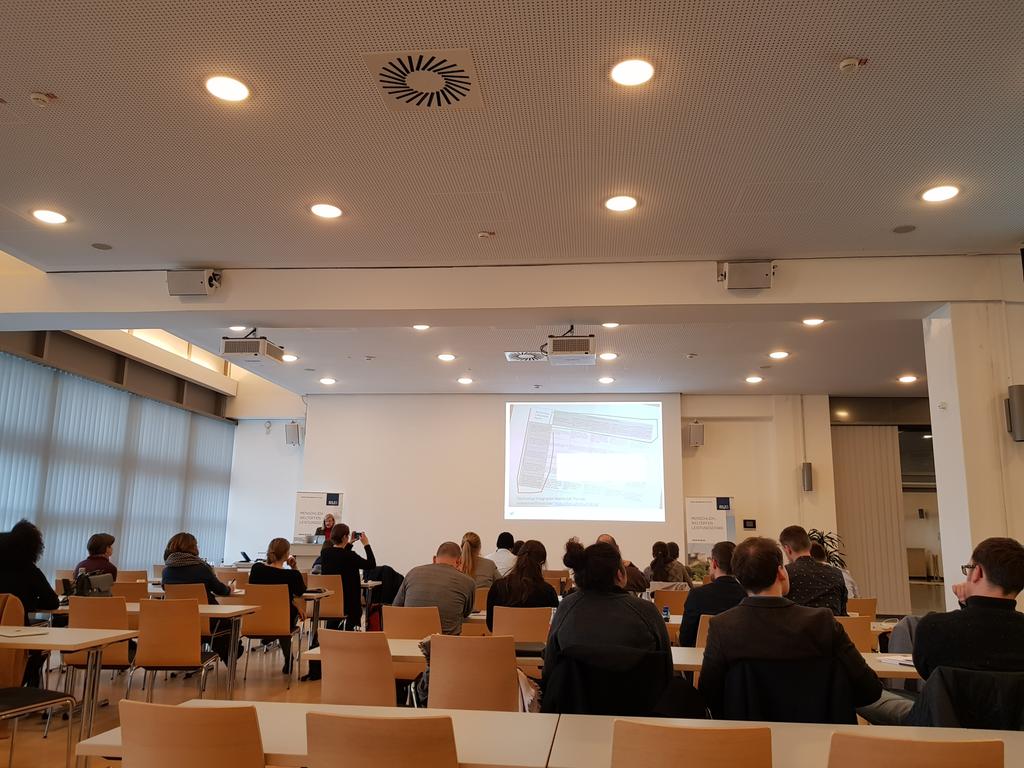 wrobkath's tweet photo. We're so curious! It's time for @IsaJa 's keynote on 'CrossActionSpaces' #IFL2018 https://t.co/OHabKs1qku
