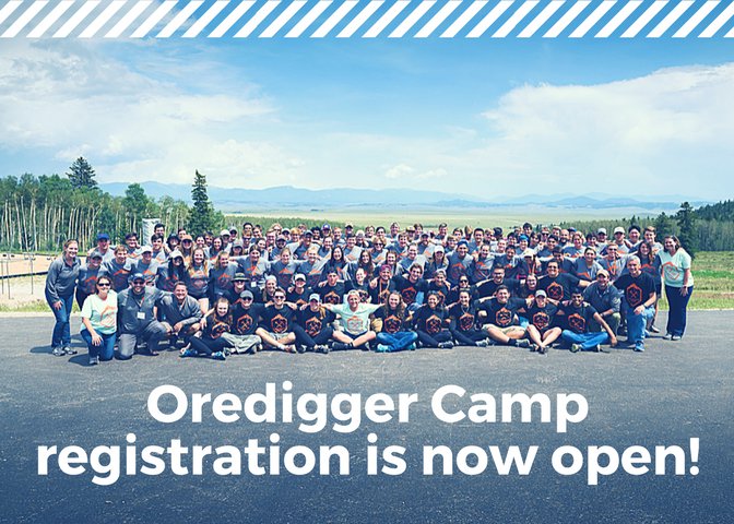 MinesAdmissions's tweet photo. #OrediggerCamp2018 registration is now open! Check the incoming family newsletter we emailed to all accepted students and families yesterday for the links. #Mines2022 More photos on Flickr: https://t.co/j7nNJbzlXl https://t.co/8Y0QrGIMNi
