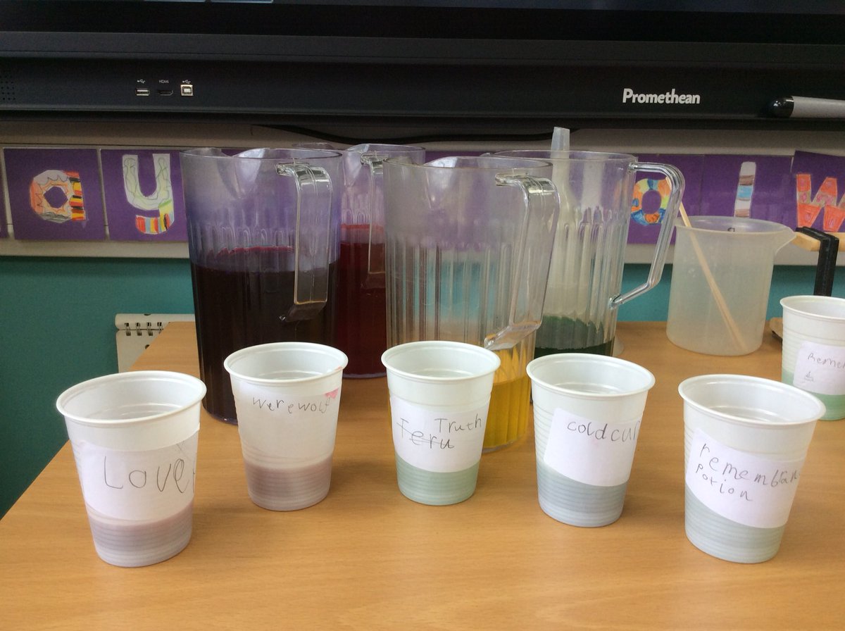Y1 mixing potions in Maths today. Cold cure? Truth serum? Love potion? Ask for the recipe! #capacity CStewartSHS