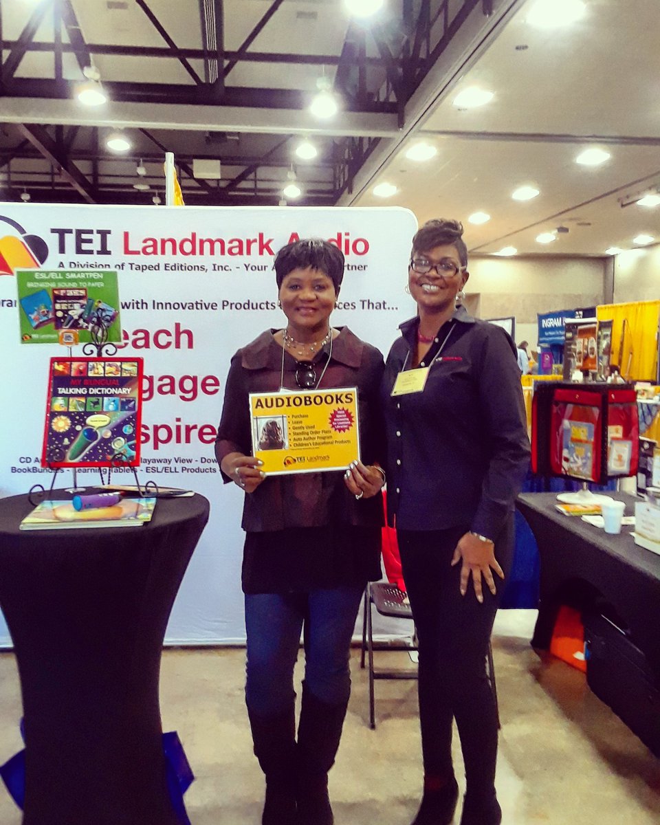 TEILandmark's tweet photo. Keel with Betty Ward of the Ouachita Parish Public Library at #llaconf2018 #llaconference2018 #librariesofinstagram #librarylife #librarylove #TEI https://t.co/eeGPSRsT31