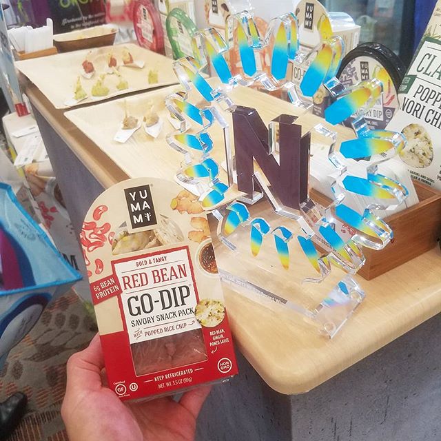 Commemorating @natprodexpo West with an FBF to #expoeast in September where #Yumami won the #NEXTY Award for Best New Savory Snack!