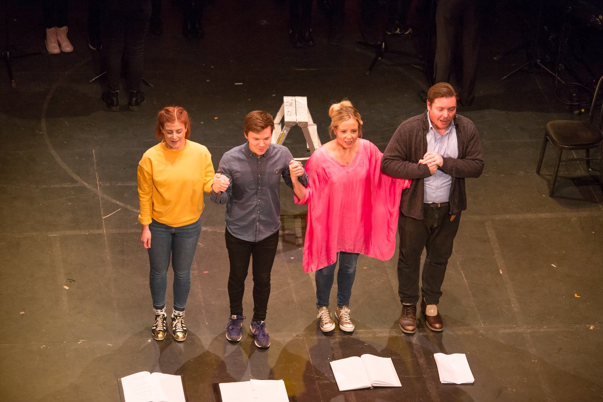 TheWindSingers's tweet photo. The Hath Family join hands for their sunset Wish Huddle #BEAM2018 @RyanHeenan_ @TanyaShields1 @marlowe_claire @DavidMMuscat #TheWindSinger #Musical by @TonalMusicCo & @TeresaHowards Photo @david_ovenden https://t.co/rPn51jvmwA