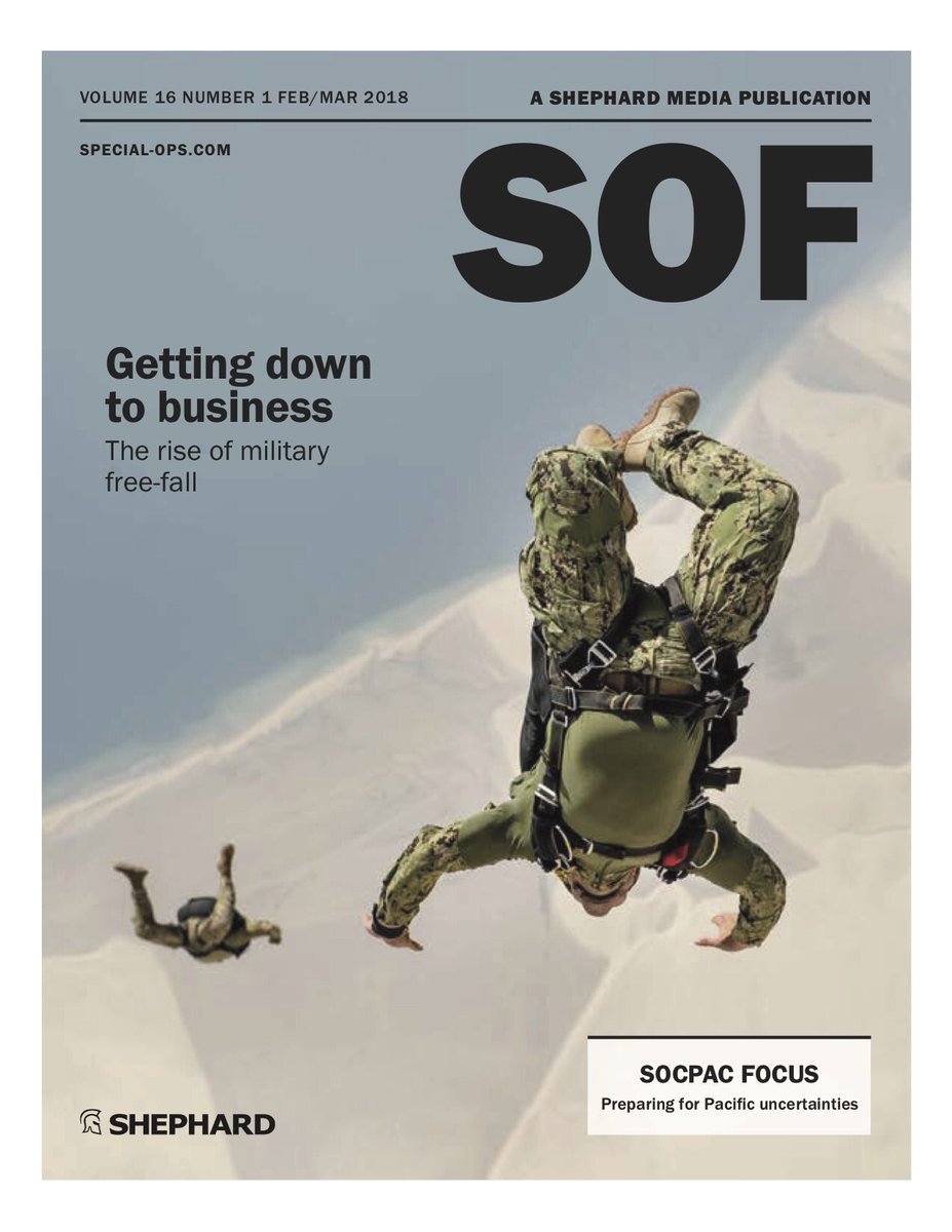 ScottGourley1's tweet photo. Always exciting to see @ShephardMedia release the latest issue of #SpecialOperationsForum https://t.co/787mUO05sv