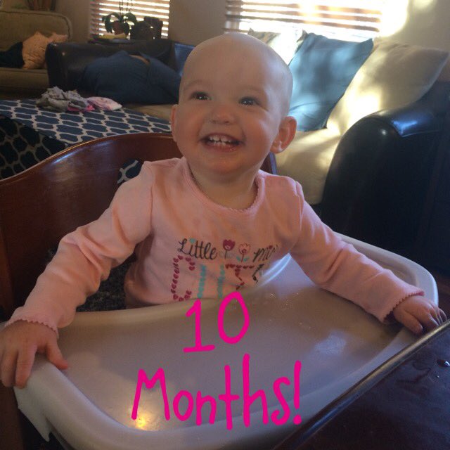 AmeliaGulling's tweet photo. Canโt believe Zoe is 10 months!!! 7 teeth going on 8. Trying to walk everywhere. Moved out of the baby class at daycare. Eating lots of solids. Just making us smile and laugh everyday. #trapbaby #ZoeMarion #ZoBug https://t.co/Ncpmz9xNTj