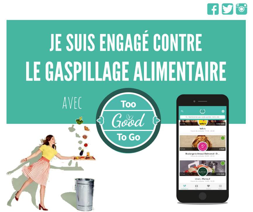 naturéO #ANGERS s'engage contre le gaspillage alimentaire en adhérant à l'appli @TooGoodToGo_Fr