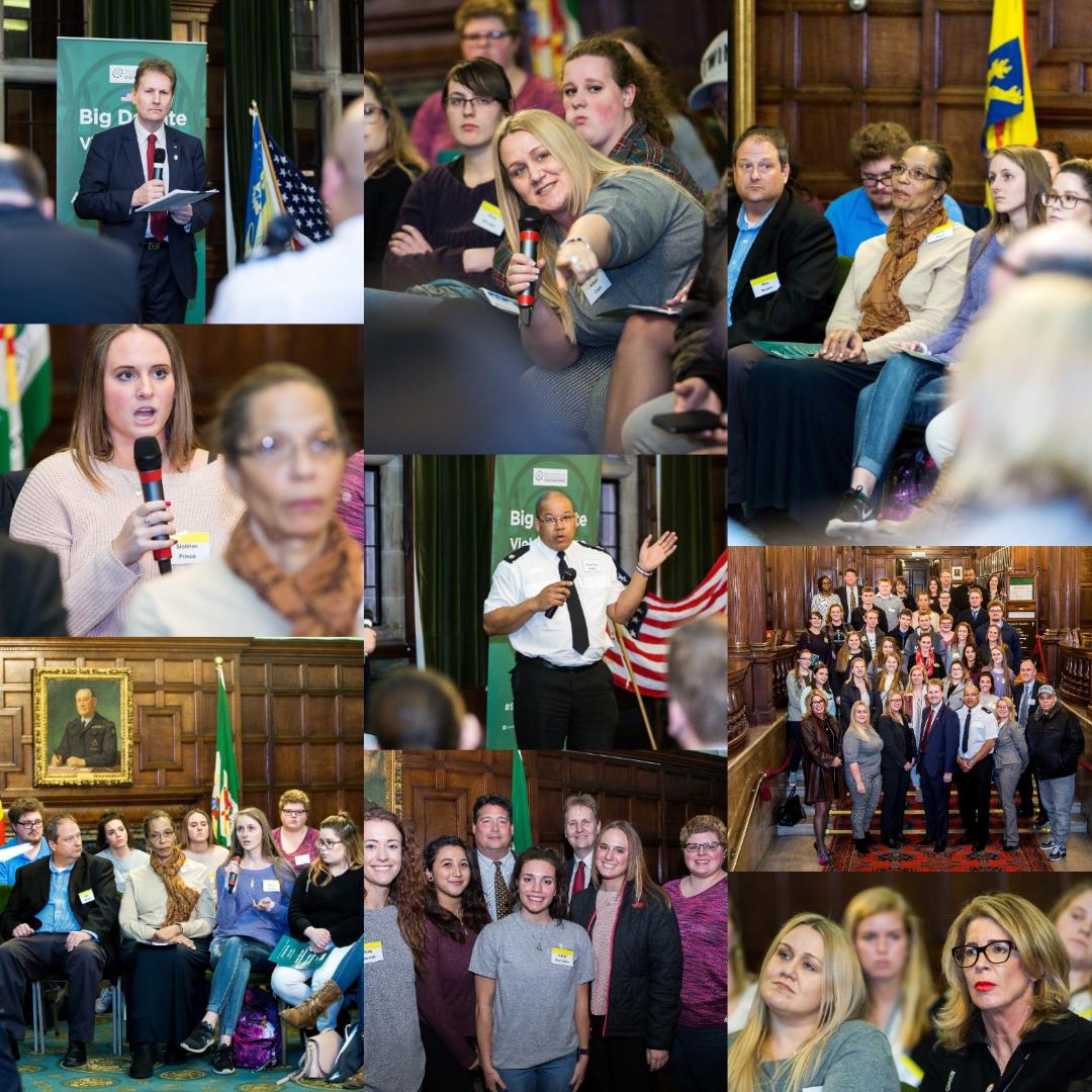 StaffsPFCC's tweet image. 📸 A great night, with some great photos to go with it. To mark our #FridayFeeling, here are some pics from last night's #staffsPCCBigDebate featuring @MatthewEllis @BallState @UNCWilmington @ali_Cope @RickySupt @haselour @Staffs_YC