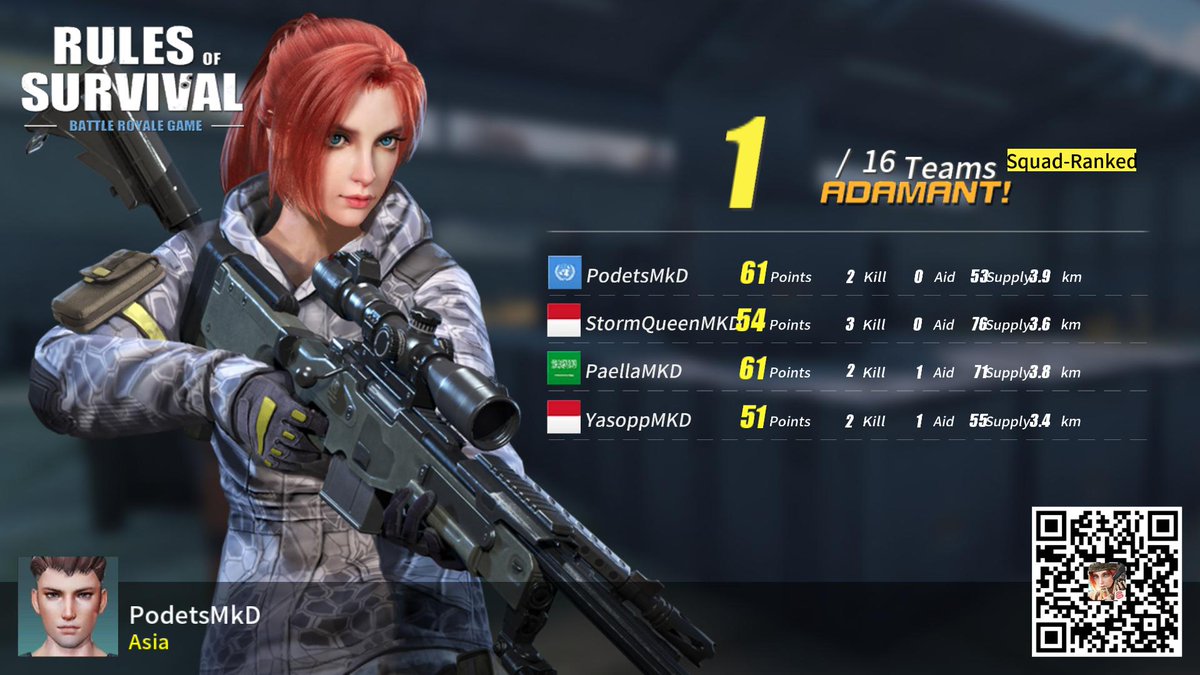 #RulesofSurvival