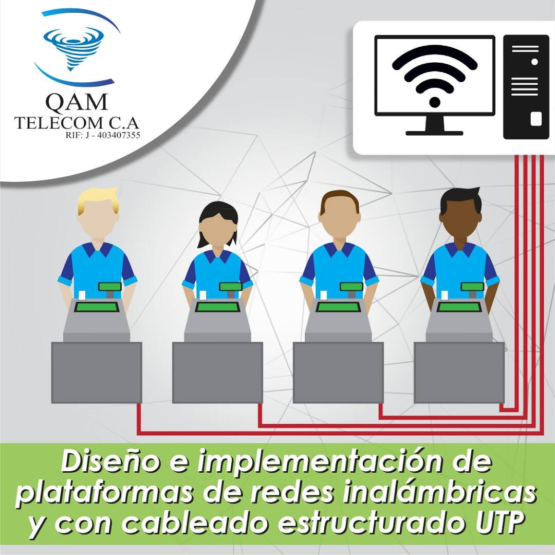 QAMTelecom's tweet image. 💻💻💻💻🖱️ Diseño e implementación de plataformas de redes inalámbricas y con cableado estructurado UTP. #Falcón #Paraguaná #Coro #PuntoFijo