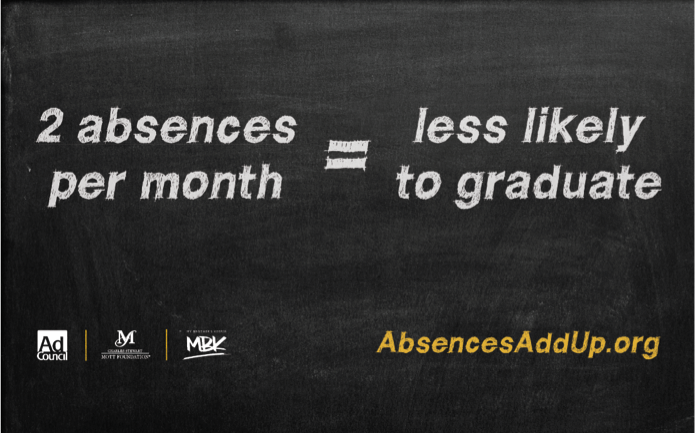 MNHealthBasics's tweet photo. “2 absences per month = likely to fail a grade.” Have you seen the billboards? Check out the story behind the ad
https://t.co/jtaI6c0BXS https://t.co/nD5cSokSaB