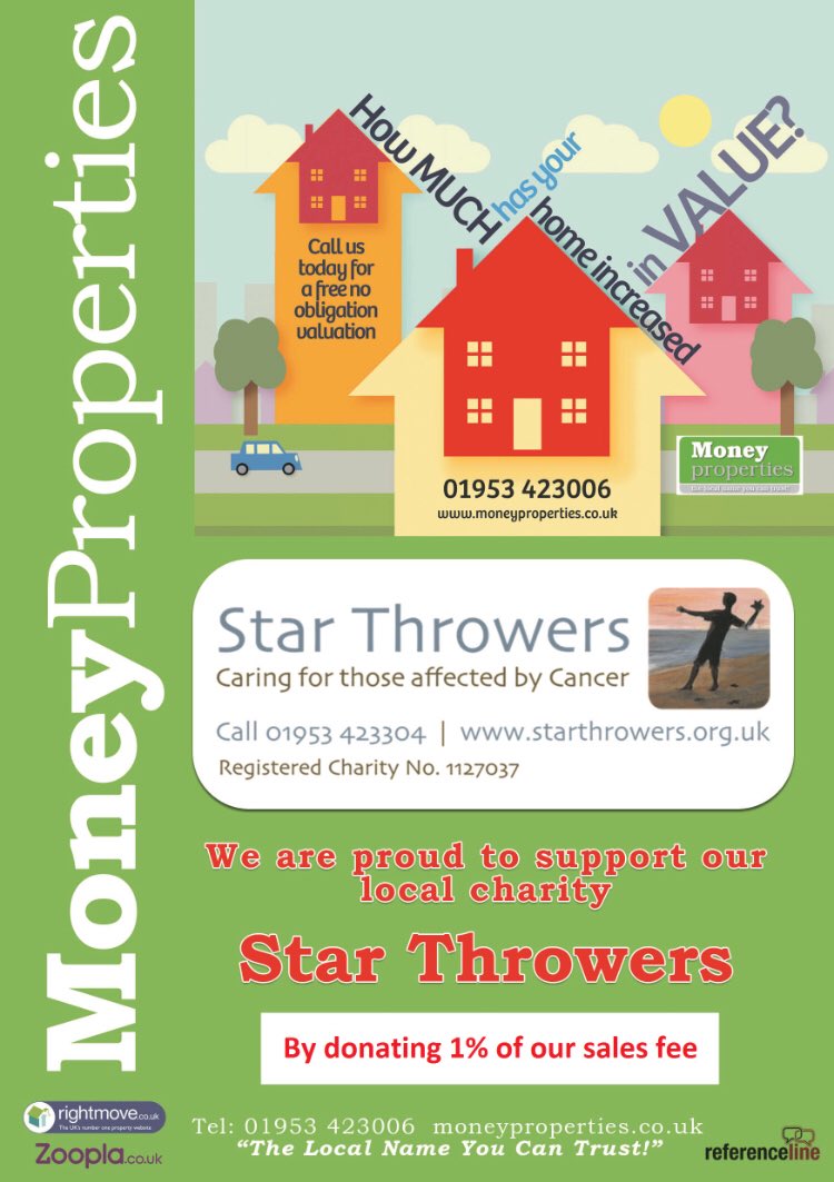 moneyproperties's tweet photo. Proud to be supporting #local #charity #StarThrowers #wymondham #Norfolk https://t.co/Nbd2HYOt6S