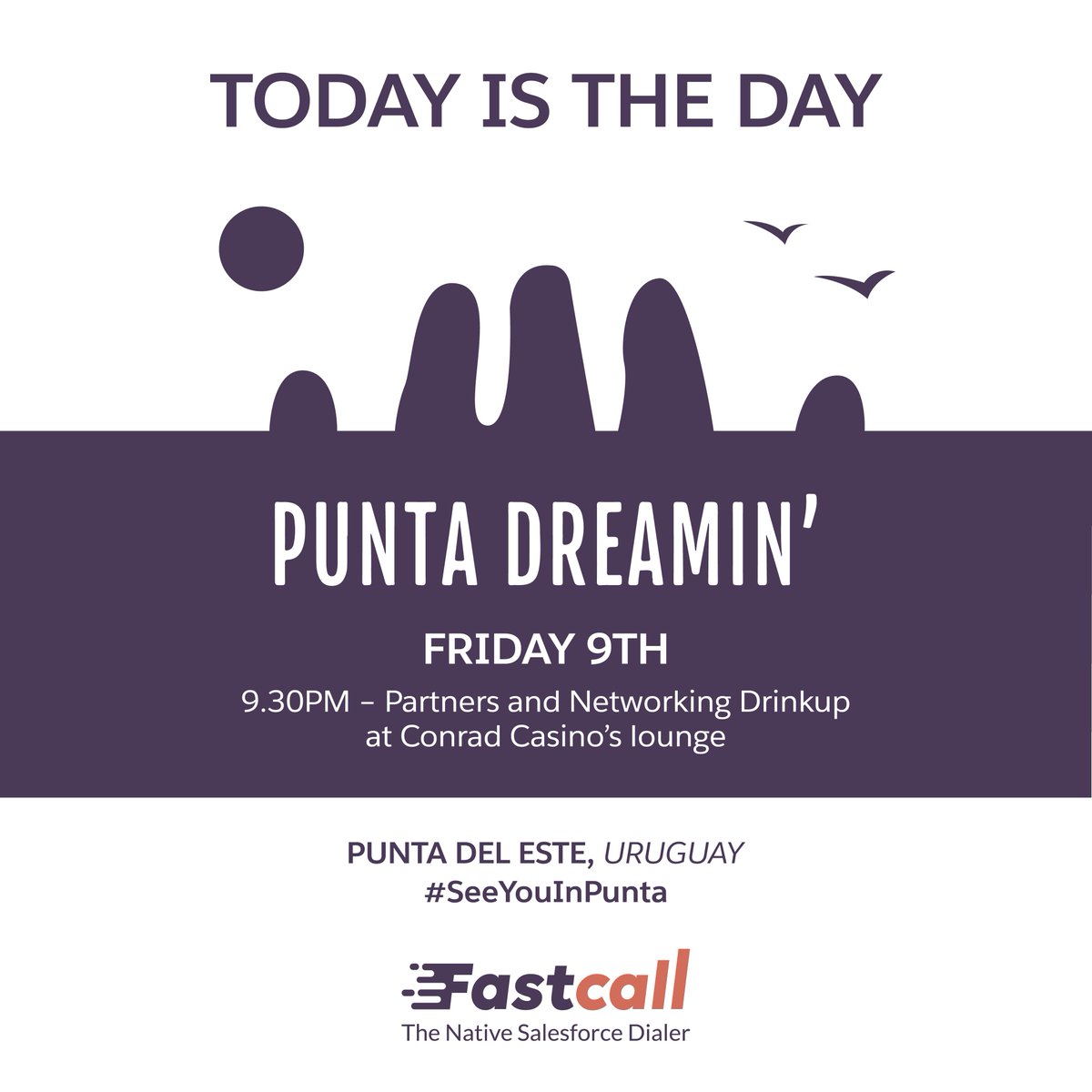 fastcall411's tweet image. Today is the DAY 
-
Punta Dreamin'
March 9th-10th 2018
-
#SeeYouInPunta 💪 #PuntaDreamin #Fastcall