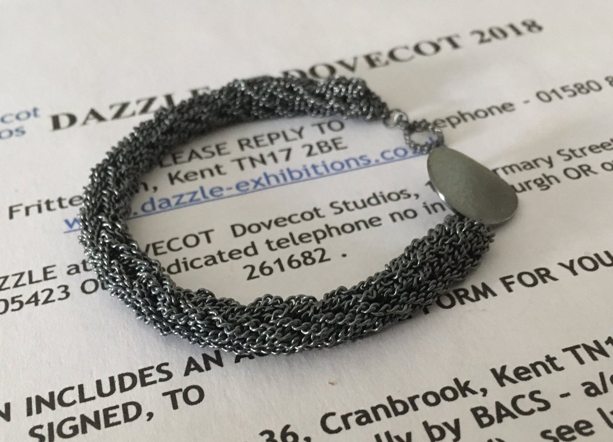 SCJewellery's tweet photo. I’m delighted to announce, I’ve been invited to exhibit with @DazzleJewellery at this years Edinburgh festival at @DovecotStudios in August. #suzanneclairejewellery #dazzlejewellery #exhibition #edinburgh #fringefestival2018 #textileinspired #jewellery #texture #frenchknitting https://t.co/ZXPfLKhvNn