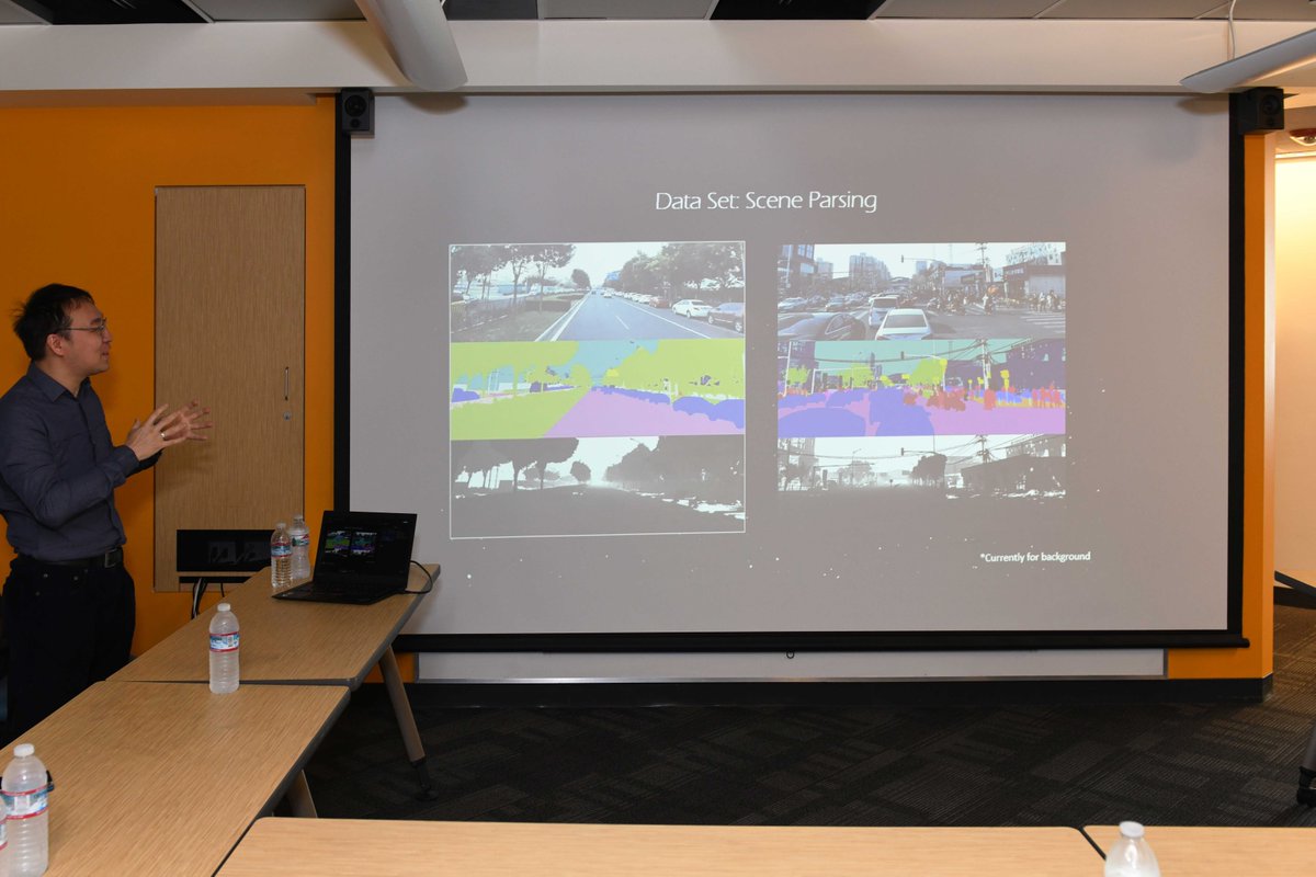 Baidu_Inc's tweet photo. .@ApolloPlatform joins #BerkeleyDeepDrive, partnering w/ a consortium of academia & enterprises to advance #computervision & #machinelearning for auto applications. To coincide w/ the partnership, ApolloScape, a massive new #AutonomousDriving dataset was also released @UCBerkeley https://t.co/4AFb1cOxCv