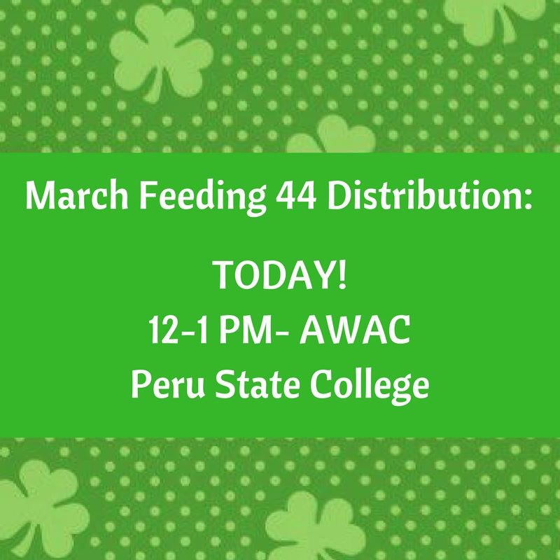 Feeding44's tweet photo. As you come into Peru, follow the signs and head down to the AWAC for the distribution. Due to it being Midterm Break on campus, you may stay in your car for this distribution. If you have any questions, please come inside the AWAC and visit us at the registration table! https://t.co/kxGmW5C6G1