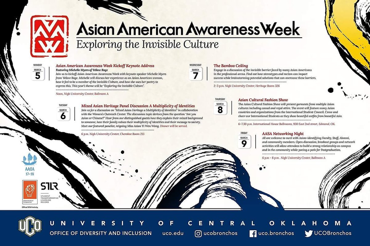 Tonight is Networking Night the final event of Asian American Awareness Week. Come join us tonight from 6-8PM in Ballroom A. Open discussion, break-out groups, and networking activities.Faculty, staff, and community members, we can use more role models.  Please come out!