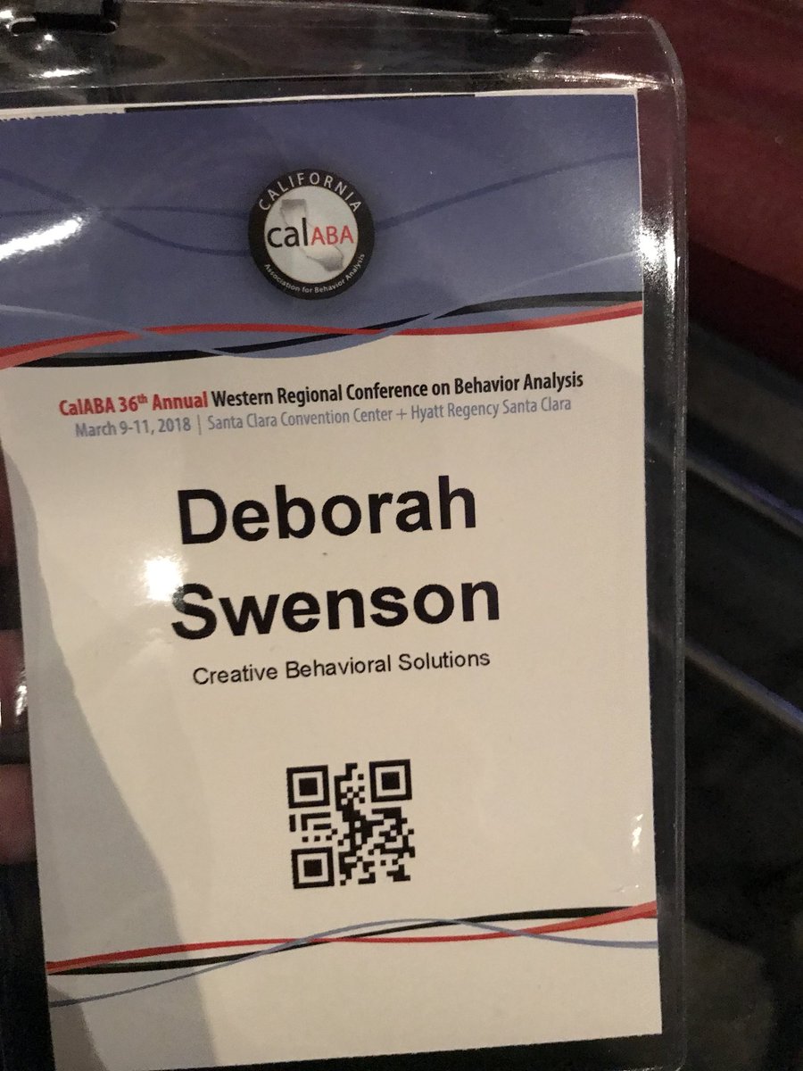 Debswensonclass's tweet photo. Let CalABA start! #abafun #bcba https://t.co/HJycNviLJd