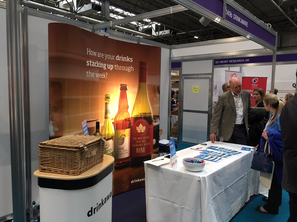 Drinkaware's tweet photo. If you missed us at the @HWatWork event in Birmingham, find out all you need to know about Drinkaware at Work here https://t.co/feHMvRlZBq
#healthatwork2018 https://t.co/C4pbNFvUGq