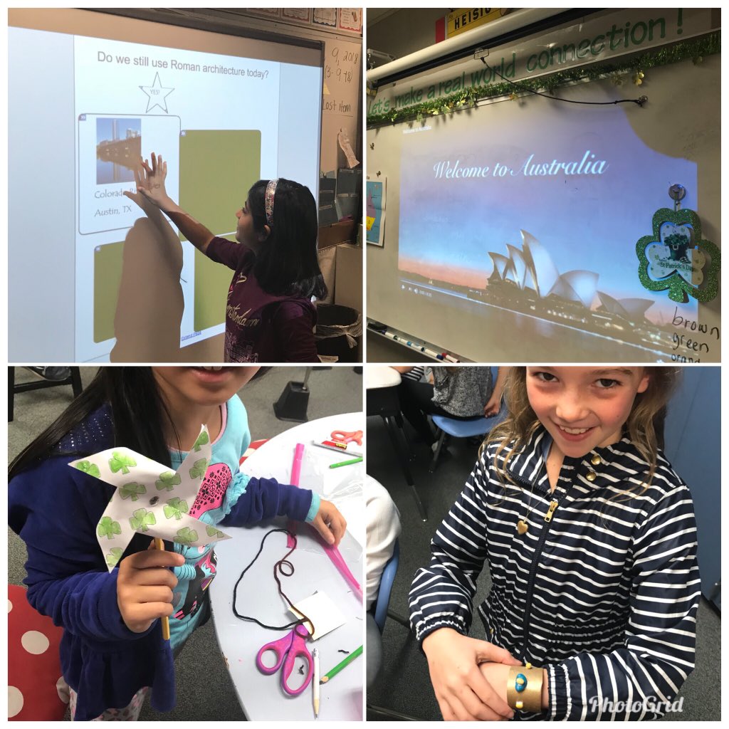 Jackie_Boyd13's tweet photo. Travelled the world with #CME3rdGrade today! It has been a great International Week here at @CME_Tigers! #CompassionateCitizens #ProfileOfAGraduate https://t.co/EGx0zrhUtf