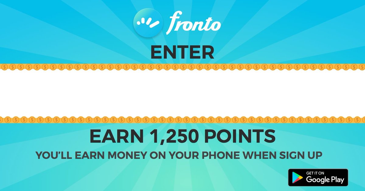 Fabio_Chr's tweet image. Join Fronto to earn money on your phone. Enter '' to start with bonus 1,250 Points. play.google.com/store/apps/det… #rewardapp #makemoney