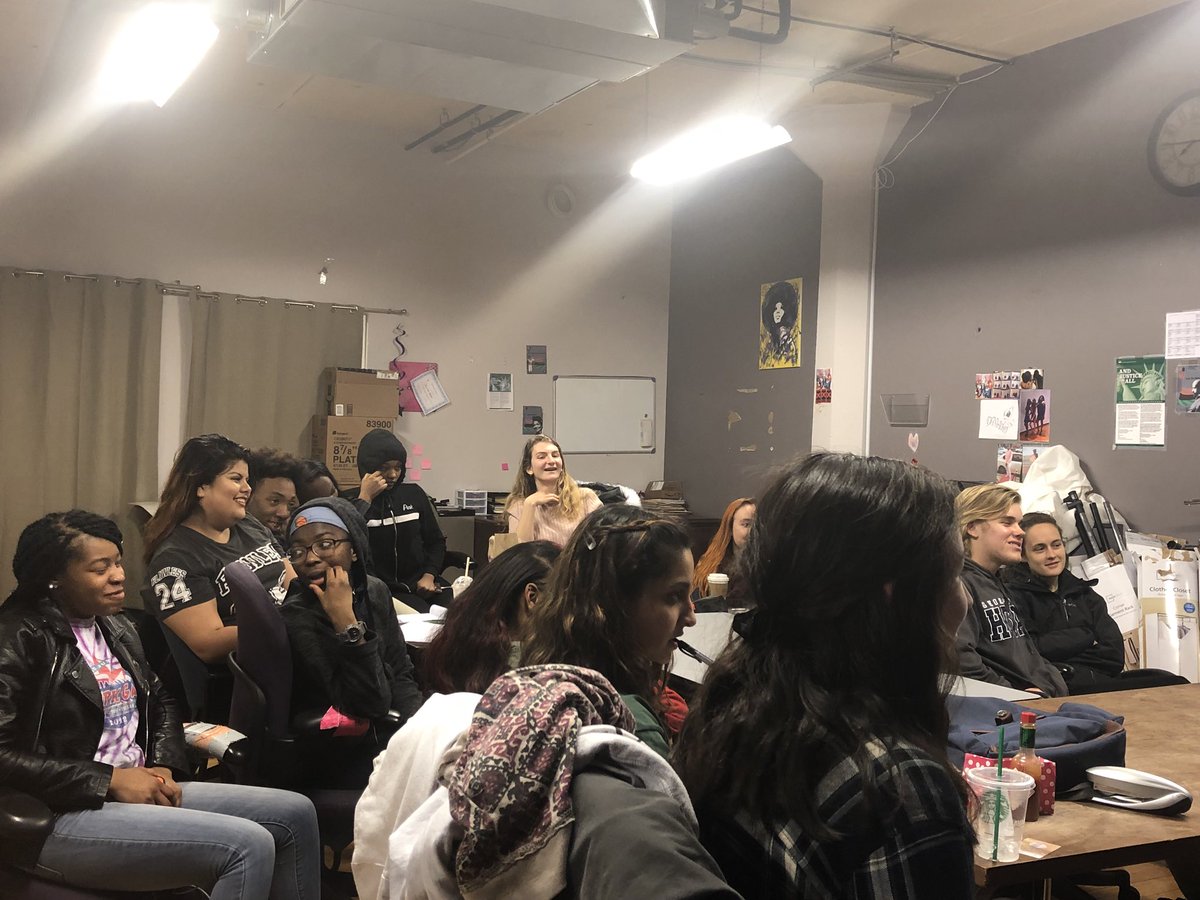 AlgebraProject's tweet photo. No education, no what?! Shoutout to Georgetown University coming through yesterday! #noeducationnolife #baltimorealgebraproject #youthorganizers https://t.co/lWyMNbhakC