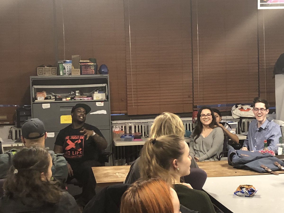 AlgebraProject's tweet photo. No education, no what?! Shoutout to Georgetown University coming through yesterday! #noeducationnolife #baltimorealgebraproject #youthorganizers https://t.co/lWyMNbhakC