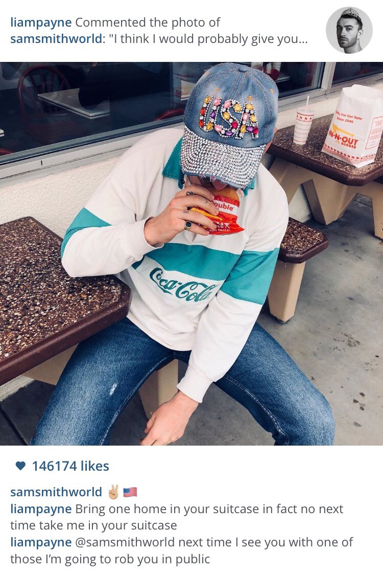 Zayn collect your man, he is out there wildin. Sam Smith, Tom Hardy. Who is next?