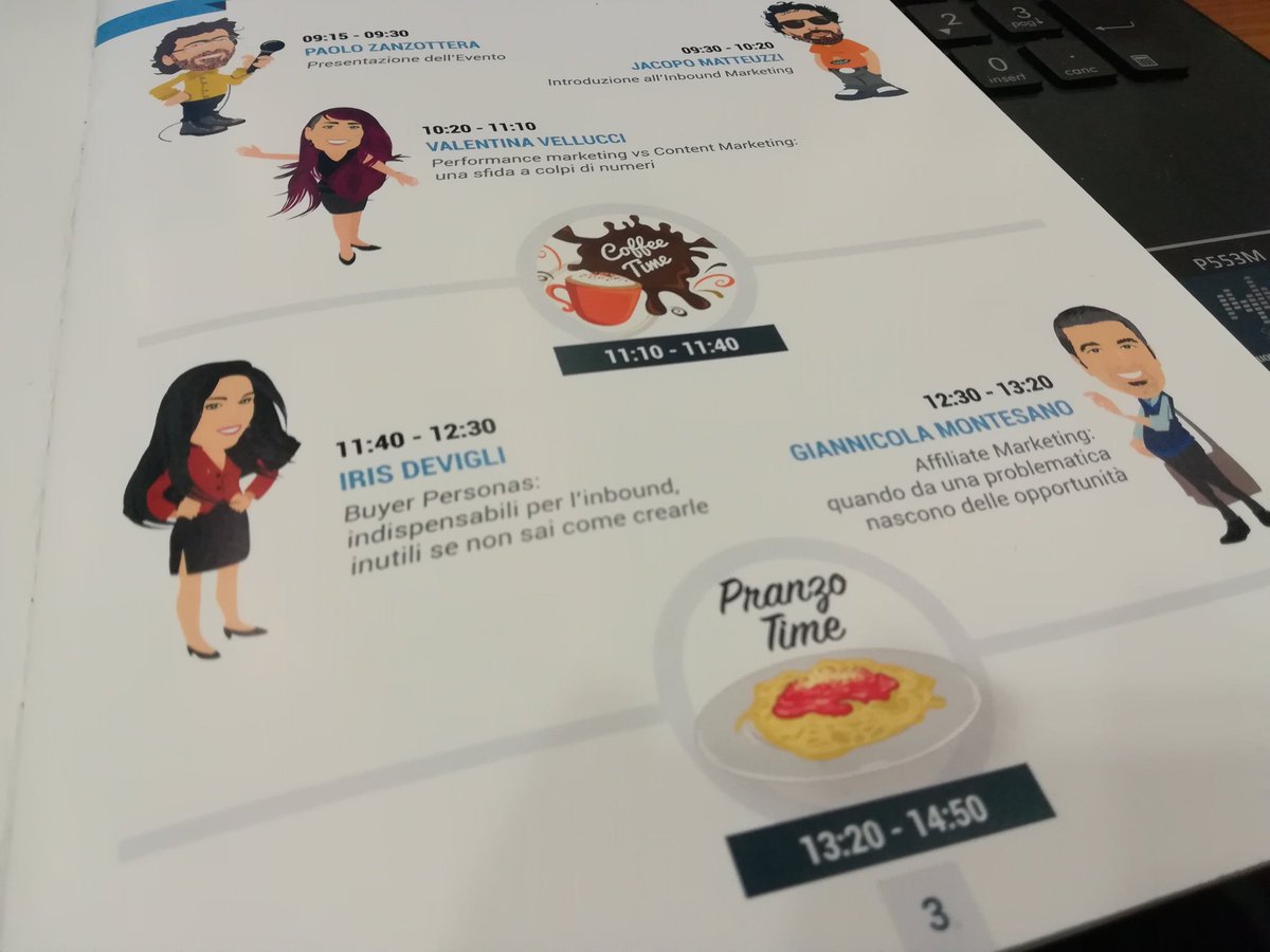 ValeBald86's tweet photo. Ma li avete visti quanto sono belli i nostri relatori cartoonizzati? #inbound18 https://t.co/6wKkWPOV9L
