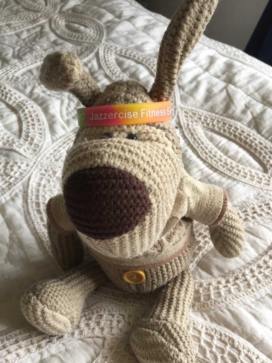 JazzerciseBBH's tweet photo. Boofle is ready to dance! #fitweekend https://t.co/AU9jqcVYB6