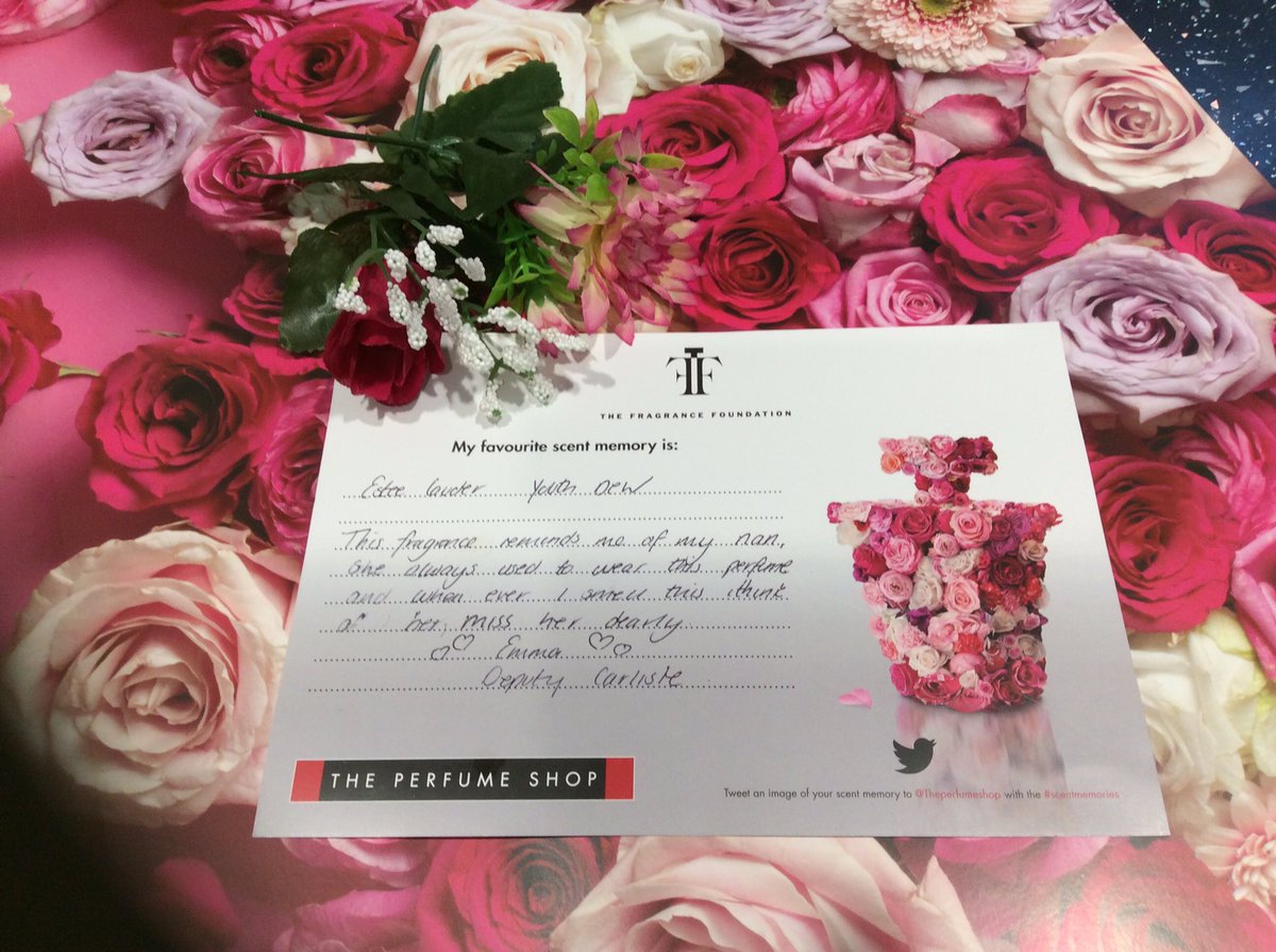 TPSCarlisle's tweet photo. More of our #ScentMemories @TPSCarlisle @TPSPeople @FragranceFDN_UK @TheLanesSC to celebrate National Fragrance Week https://t.co/78oZGF7XHZ