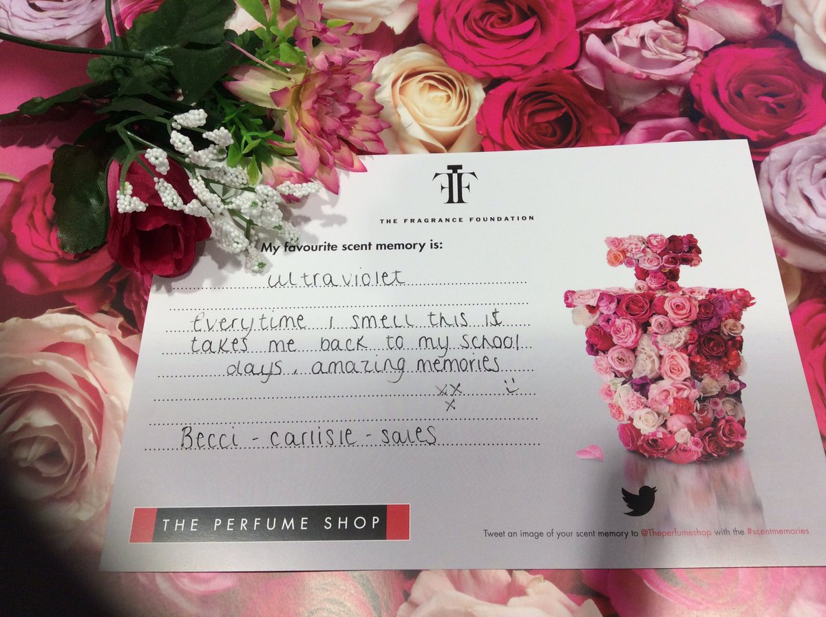 TPSCarlisle's tweet photo. More of our #ScentMemories @TPSCarlisle @TPSPeople @FragranceFDN_UK @TheLanesSC to celebrate National Fragrance Week https://t.co/78oZGF7XHZ