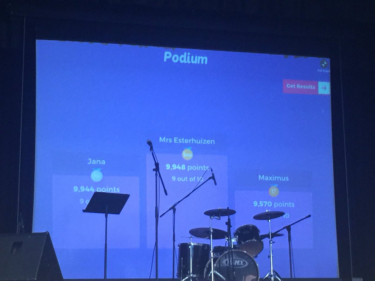 teachittoday's tweet photo. @GetKahoot in school in @ParklandsTweet assembly today with 600 learners #AfrikaansWeek https://t.co/pWqr5EsPMA