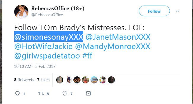 StopSEXxTRAFFIC's tweet photo. @ALLie_Sher @simonesonayXXX @N0tTheRealAJ @NotthereaIAJ @TheXXX411 @OLiviaNovaXXX @broke_xxx @BroXXXe @ActingMESSIAH @FlaP0rnLaws @Tragic_Life_xxx @RIP_Oliviaxxx @TheChristieWett @StaciRausch @celebritytroll @mr_playerplayer @C_Sapphire_SW @QueenThroat @RebeccasOffice @housewifekelly @JadanSnow @Mandy_Monroexxx @Arena_Rome @milf_madison @girlwspadetatoo @MrNuttz2010 @cammie_cummz @freakienstien @HauteBrion1986 @dfwknight @luciusfox87 @RMProductionXXX @Deiwise @LaurenDeWynter @LeilaniLeiXxX @tommyutah3x @SheenaRyder1 @sean_lawlessxxx @adreena_winters @killerCram @JanetMasonXXX @JillKassidyy @PrinceYahshua @GingerReigh @HotwifeKara @Ashlee_Chambers @debrahannxxx I DON'T KNOW? ... &amp; I DON'T GIVE A FUCK IF THAT'S THE REAL "@simonesonayxxx"  ...I ASSUME IT IS?  ,,,If @RebeccasOffice tweeted her? ...   Same ✉️email addy  ... @nameissonny said he was talking to a few EX-porn stars? https://t.co/Okjv7B49lD