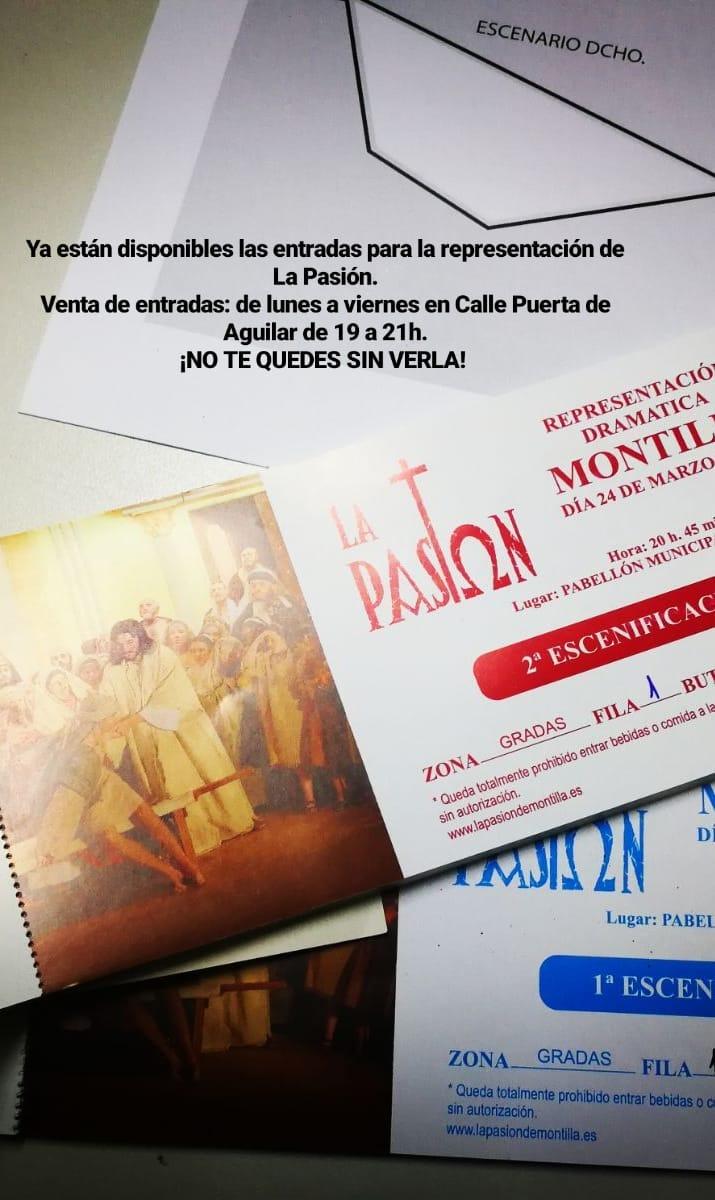 MontillaTurismo's tweet photo. Ya puedes ver el vídeo promocional de la #RepresentaciónDramática de #LaPasión.
https://t.co/M1KVV4NvVG

Disponible venta de entradas.
#Amontíllate #Montilla #SemanaSanta2018 #CórdobaEsp

@Montii_pasioon @Ayto_Montilla https://t.co/Mdb8a92do7