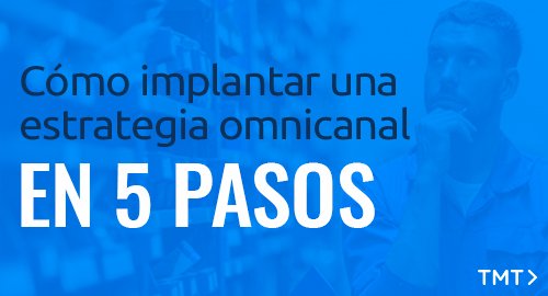 TMTContenidos's tweet photo. Mejora la calidad de servicio y aumenta las ventas de tu distribuidora. Te contamos cómo implantar una estrategia omnicanal en 5 pasos: https://t.co/QjYOSAmm10. #blogTelematel. https://t.co/iHLB4yieqZ