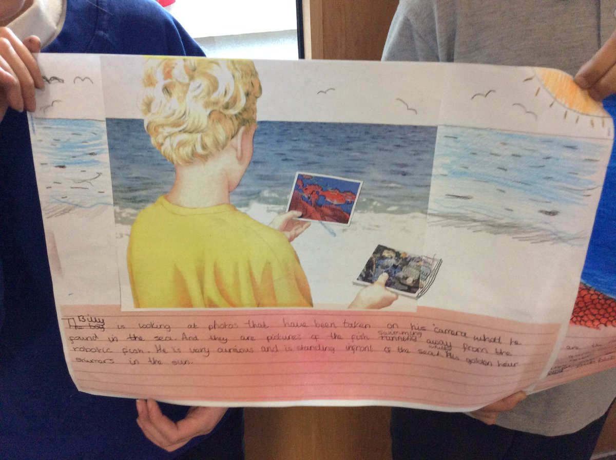 BlueBellHillPS's tweet image. Year 5 have recreated their own version of the picture book #flotsam by #Davidwiesner
