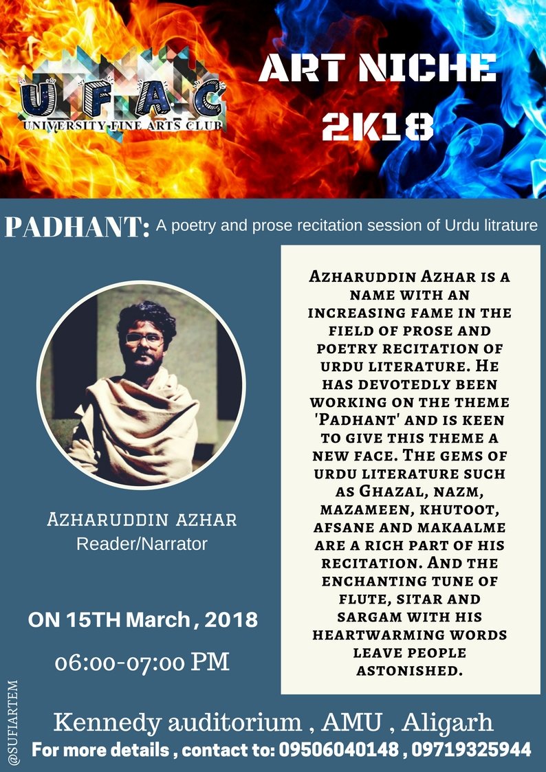 volunteerIZC's tweet photo. The most awaited international Art festival is here*

*Art Niche 2k18*
*Celebrate creativity* *Celebrate life*

*CATCH ALL OF THEM LIVE AT ART NICHE 2K18*
#Artniche2k18 #Devinecorporation #Adifa #dhabakitchen #INTERNATIONAL #ARTFESTIVAL #artniche #swaadniche #2k18
#artniche18 # https://t.co/Pj48FRH6bj