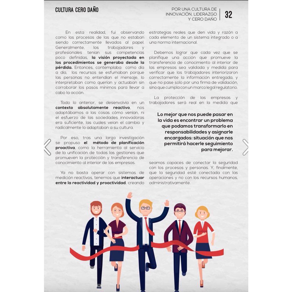 RevistaHSECinno's tweet image. “De la #Reactividad a la #Productividad”, artículo escrito por el chileno 🇨🇱 #HectorDíaz. 
Síguenos en 👉 @revistahsecinnovation #Revista #HSEC #Innovation #SST #PRL 👉 issuu.com/revistahsecinn…