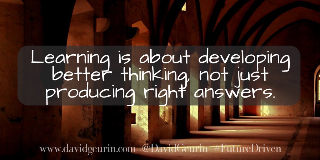 DavidGeurin's tweet image. It’s good to find out what your students KNOW. But it’s even better to know what your students THINK. #edchat #FutureDriven