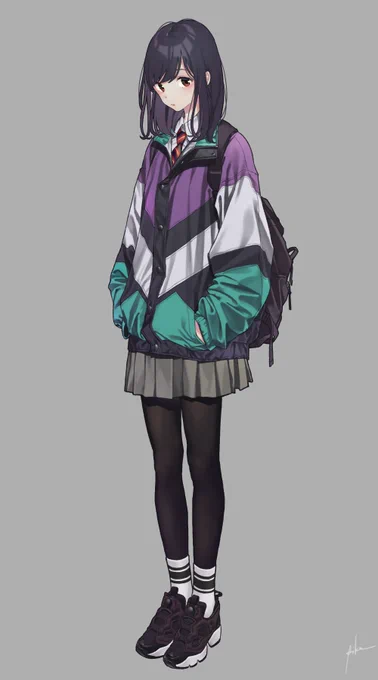 #私の作品もっと沢山の人に広がれ祭り 
服のしわ好きです 